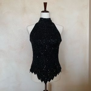 Vintage beaded top